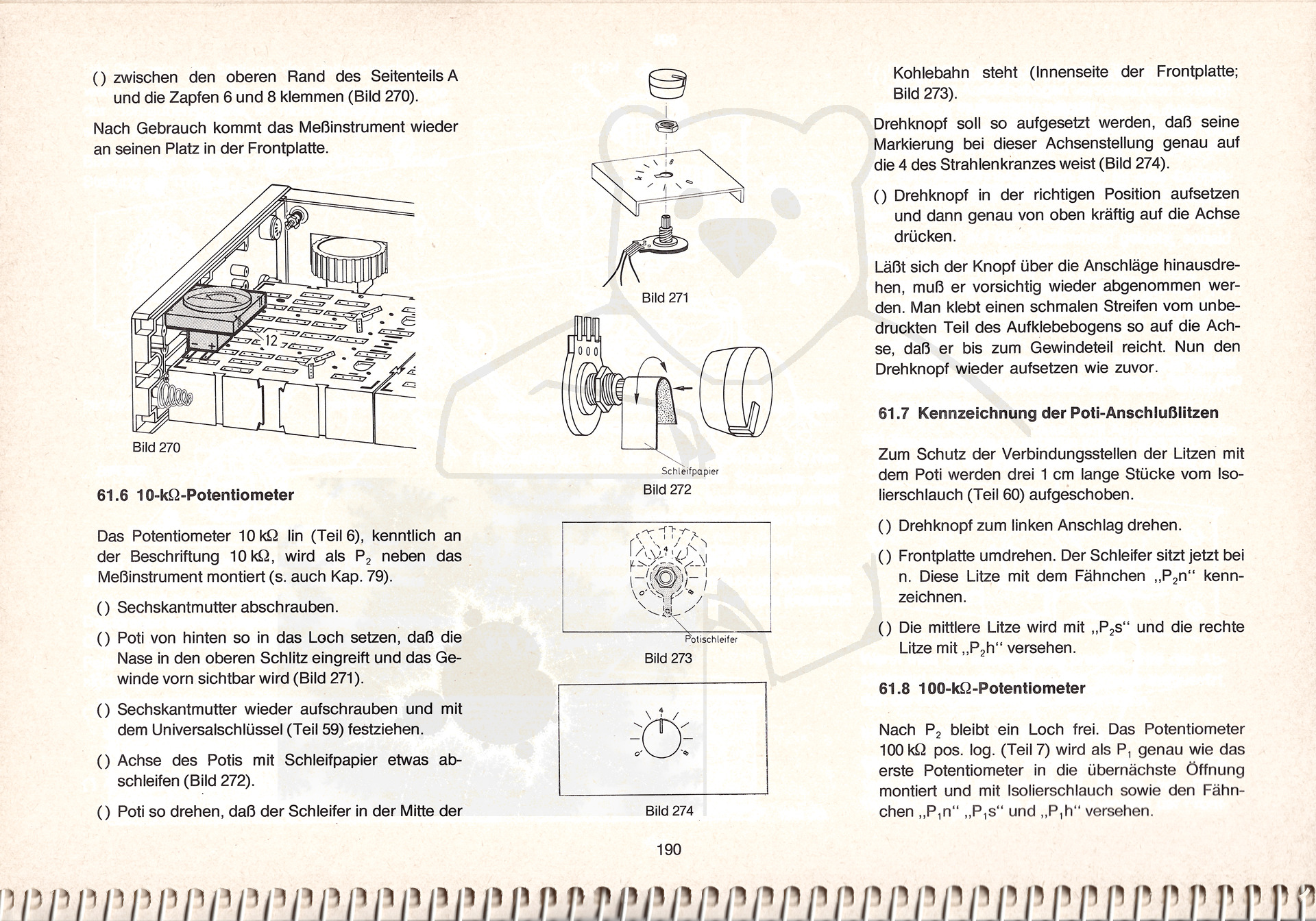 Kosmos Elektronik Labor E200 Handbuch Seite 190
